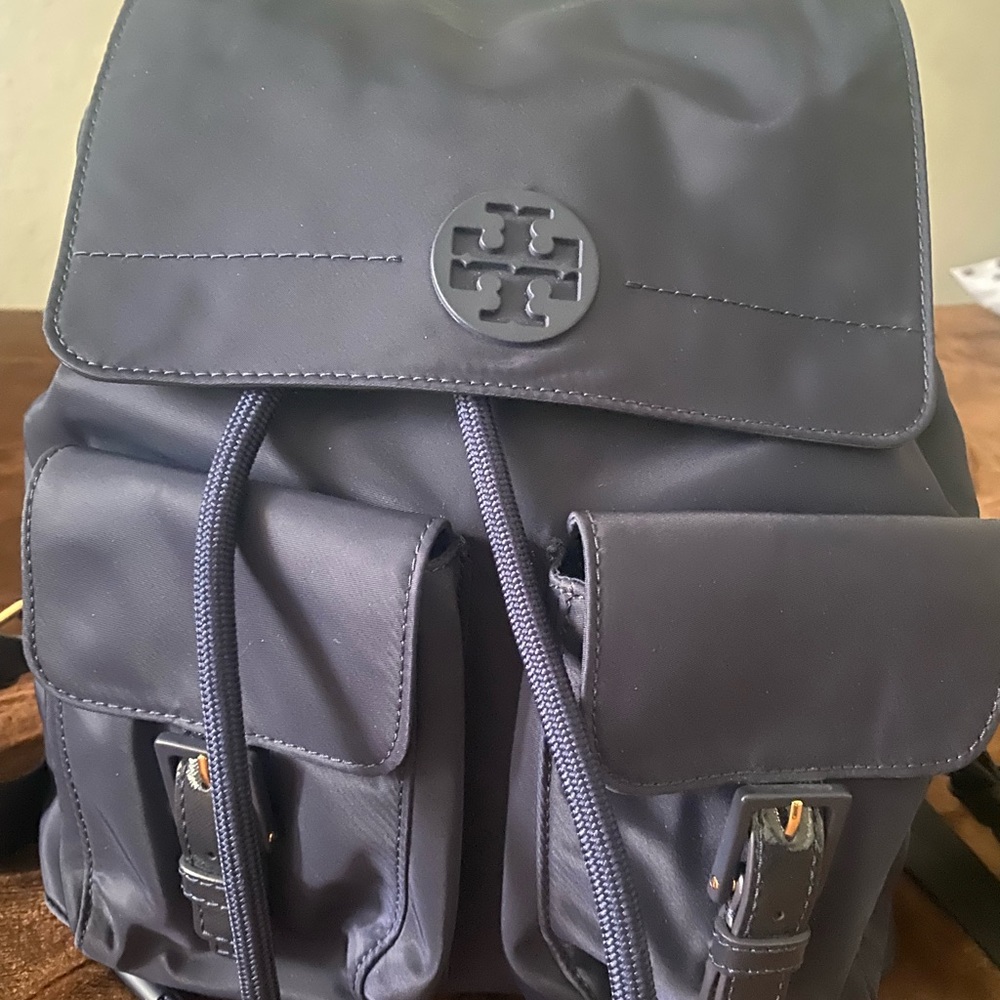 Tory Bruch backpack Navy blue